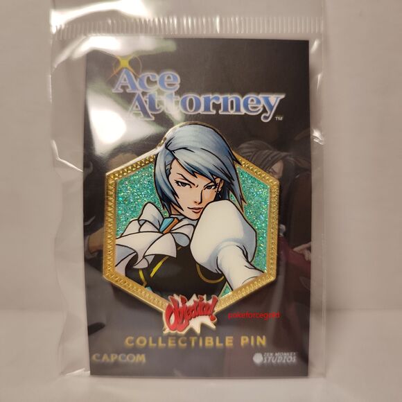 Ace Attorney Phoenix Wright Franziska Von Karma Enamel Pin Full Color Badge - Picture 1 of 2